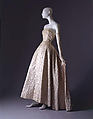 Christian Dior ball gown fall/winter 1953–1954 House of Dior French from  silk, sequins, stones and simulated pearls.