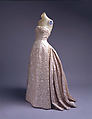 Ball gown, House of Dior (French, founded 1946), silk, sequins, stones, simulated pearls, French