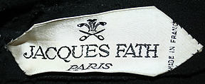 "Garconne", Jacques Fath (French, 1912–1954), wool, linen, leather, French