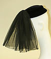 Hat, House of Balenciaga (French, founded 1937), cotton, straw, French