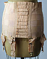 Corset, silk, rubber, steel, mother-of-pearl, French