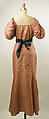 Evening dress, linen, American