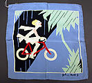 Handkerchief, John Held Jr. (American, Salt Lake City, Utah 1889–1958 Belmar, New Jersey), silk, American