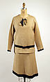 Ensemble, wool, silk, French