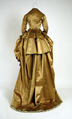 Evening dress, silk, American