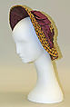 Hat, straw, silk, American or European