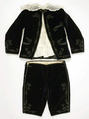 Suit, silk, cotton, American
