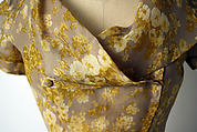 Cocktail ensemble, House of Dior (French, founded 1946), (a, b, d) silk
(c) leather
(e) straw, silk, metal, French
