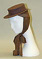 Hat, John-Frederics (American, 1929–1948), wool, silk, American