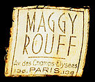 Coat, Maggy Rouff (French, 1927–1979), wool, silk, metal, French