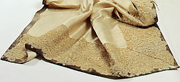 Wedding ensemble, silk, metal, American
