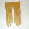 Gloves, leather, steel, French