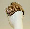 Hat, Bruyère (French, founded 1928–1959), silk, French