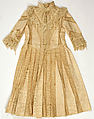Dress, silk, probably French