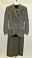 Suit, Lucien Lelong (French, 1889–1958), wool, silk, French
