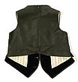 Ensemble, (a, b) silk, metal
(c) silk, wool
(d, e, g, h) wool
(f) leather, metal, hair
(i) silk
(j) metal, glass
(k) silk, metal, feather, Scottish