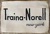 Afternoon dress, Traina-Norell (American, founded 1941), wool, American