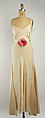 Evening ensemble, Attributed to Mainbocher (French and American, founded 1930), silk, French