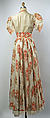Evening dress, Maggy Rouff (French, 1927–1979), silk, linen, French