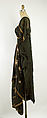 Evening dress, Prince Tirtoff, New York, silk, gold, American