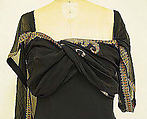 Evening dress, Prince Tirtoff, New York, silk, gold, American