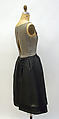 Dress, House of Dior (French, founded 1946), (a) wool
(b) silk, nylon (?), French