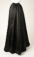 Skirt, silk, probably French