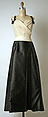 Dinner suit, House of Dior (French, founded 1946), silk, French