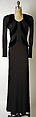 Dinner suit, Elsa Schiaparelli (Italian, 1890–1973), silk, French