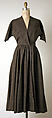 Dress, Anne Fogarty (American, Pittsburgh, Pennsylvania 1919–1980 New York), cotton, American