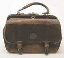 Bag, leather, metal, Canadian