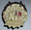 Purse, iron, linen, silk, metal, paper, European
