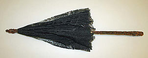 Parasol, silk, metal, tortoiseshell, French