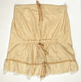 Petticoat, silk, wool, American