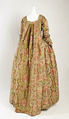 Dress, silk, probably British