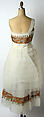 Evening dress, House of Lanvin (French, founded 1889), silk, metal, French