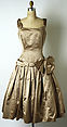 Cocktail dress, House of Dior (French, founded 1946), silk, French