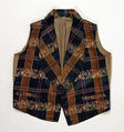 Waistcoat, silk, American