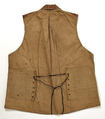 Waistcoat, cotton, silk, probably American