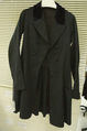 Frock coat, wool, American