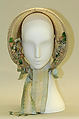Bonnet, silk, American