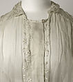 Morning dress, cotton, probably American