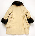 Coat, Best & Co. (American, 1879–1969), wool, silk, fur, probably French
