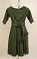 Ensemble, House of Dior (French, founded 1946), wool, silk, French