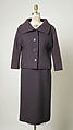 Suit, House of Balenciaga (French, founded 1937), wool, silk, French