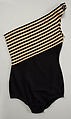 Bathing suit, Tom Brigance (American, 1910–1990), orlon, cotton, American
