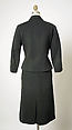 Suit, House of Balenciaga (French, founded 1937), wool, wood, French