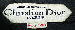 Dress, House of Dior (French, founded 1946), silk, wool, French