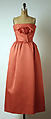Evening dress, House of Dior (French, founded 1946), silk, French