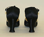 Shoes, silk, leather, French